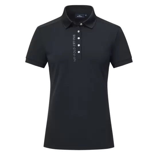 Hv Polo Myrthe Tech Sort dame polo bluse