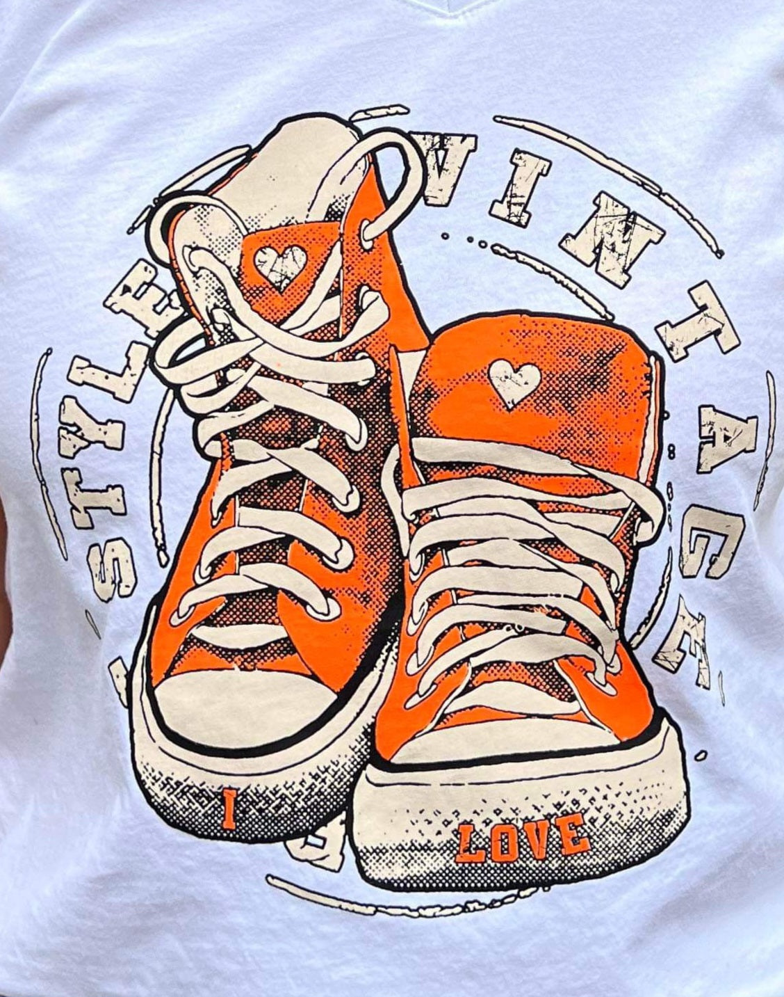 Boho Love All Star t-shirt - Orange