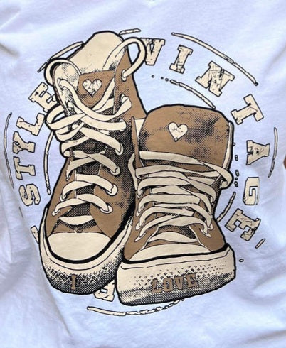 Boho Love All Star t-shirt - Beige