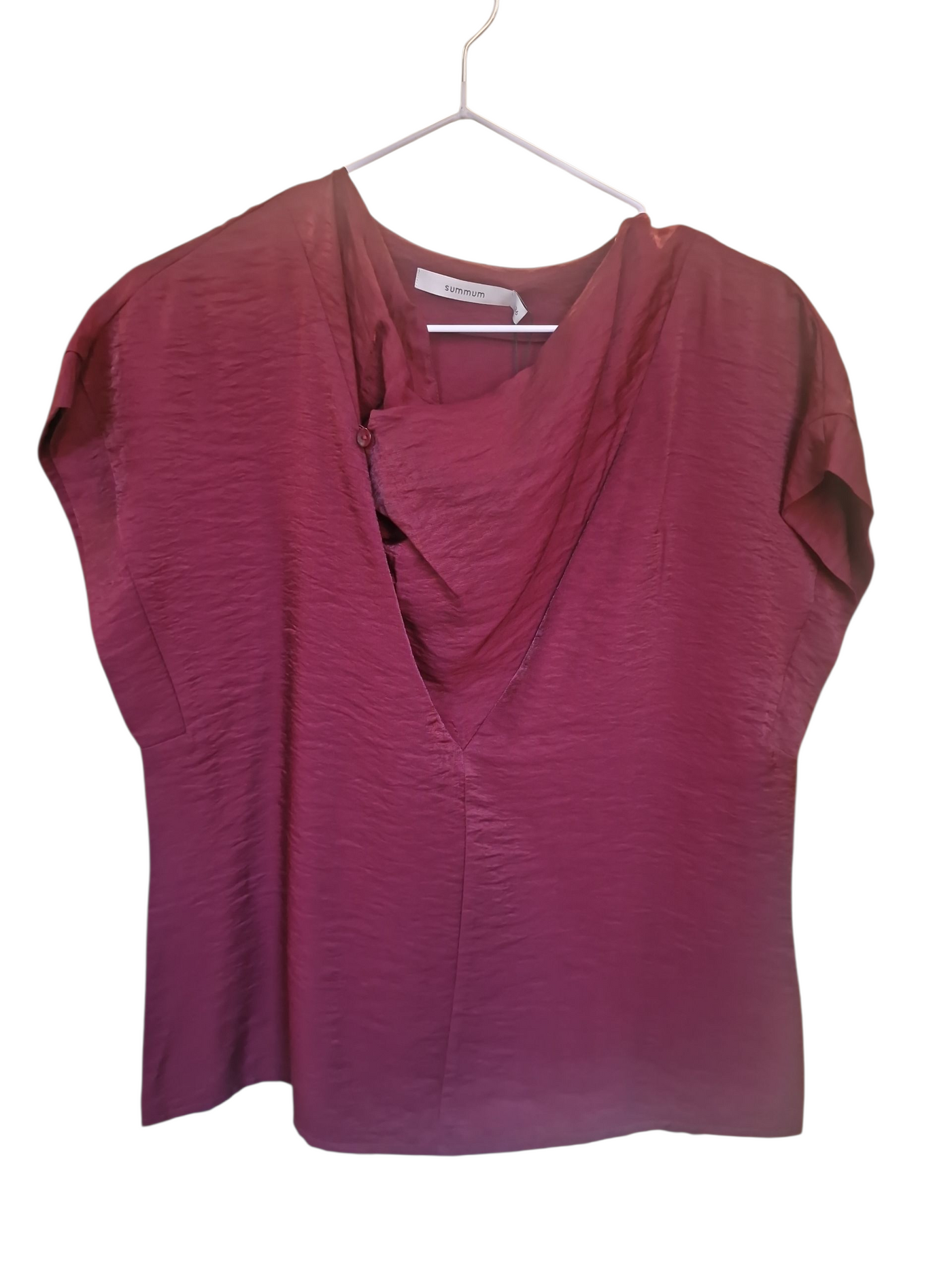 Summum blank bluse -bordeaux