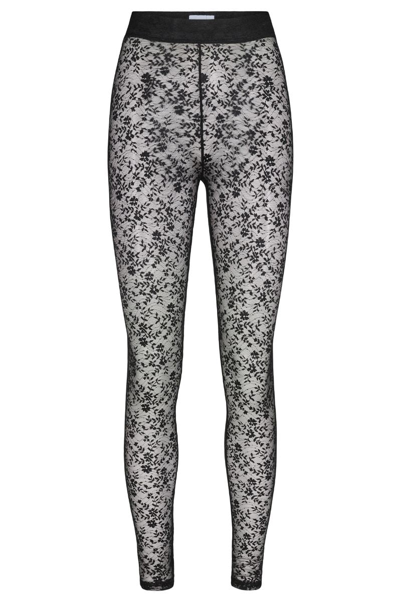 Isa Legging - Black Flower