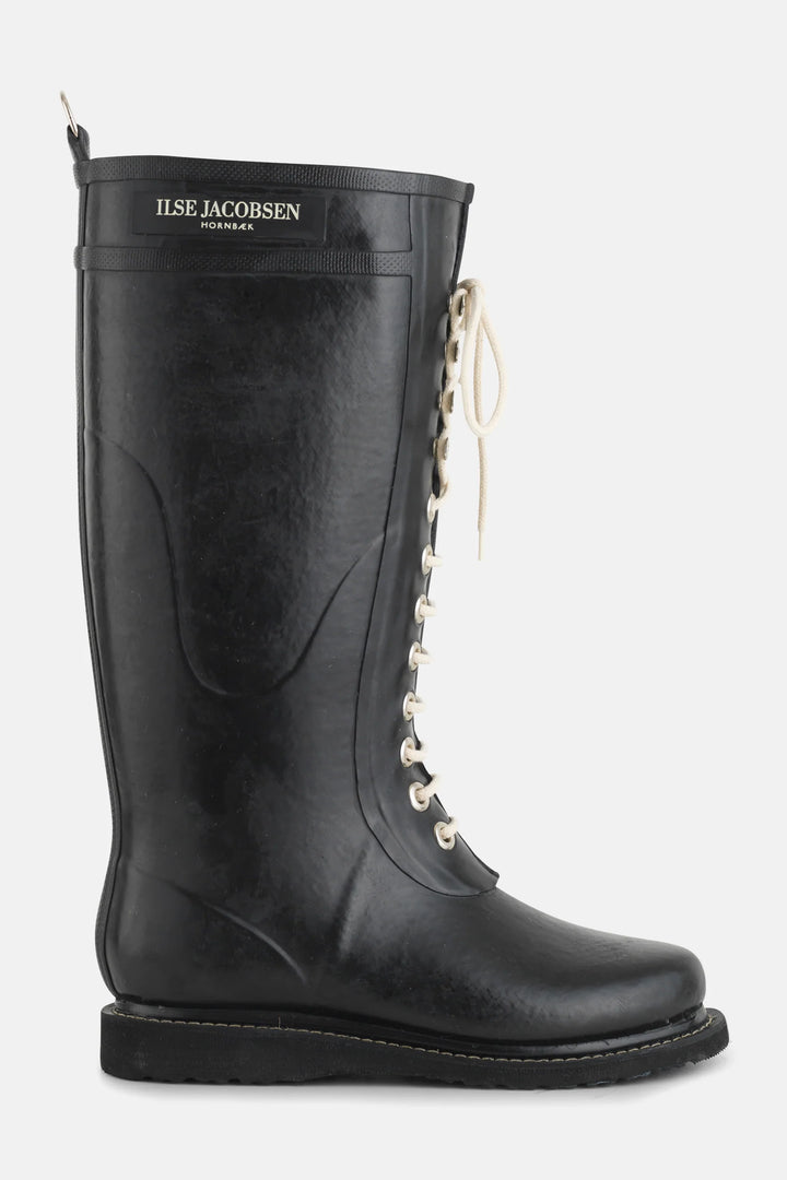 ilse jacobsen, rubber boots, long, black 