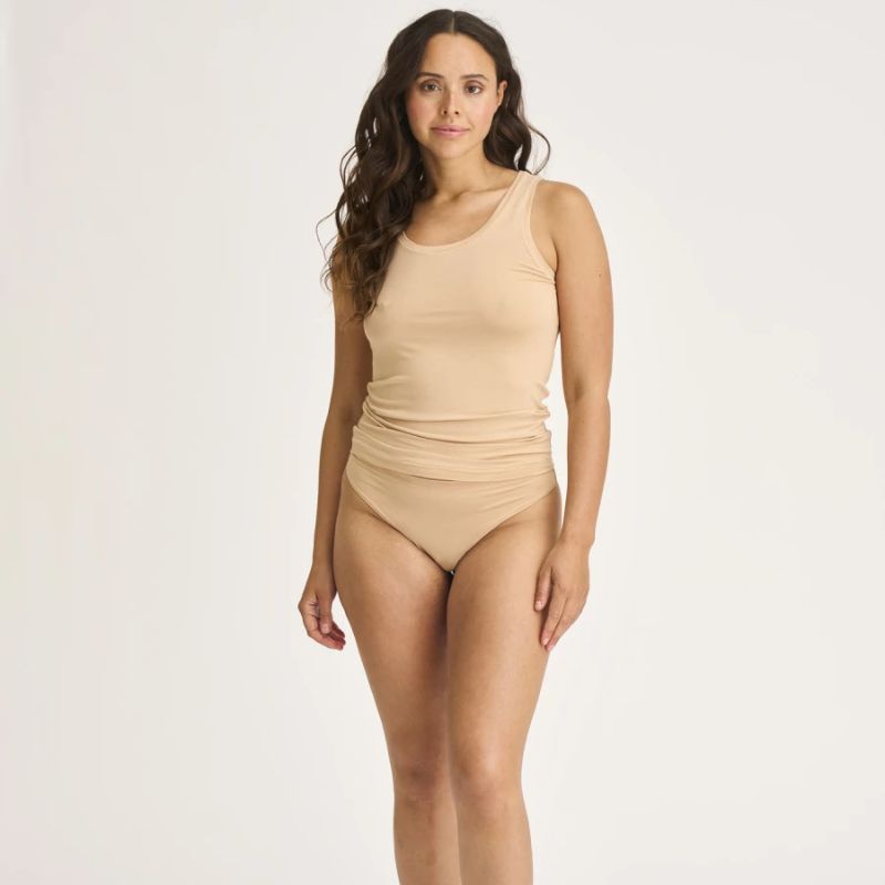 JBS - Tanktop Bambusviskose - Beige