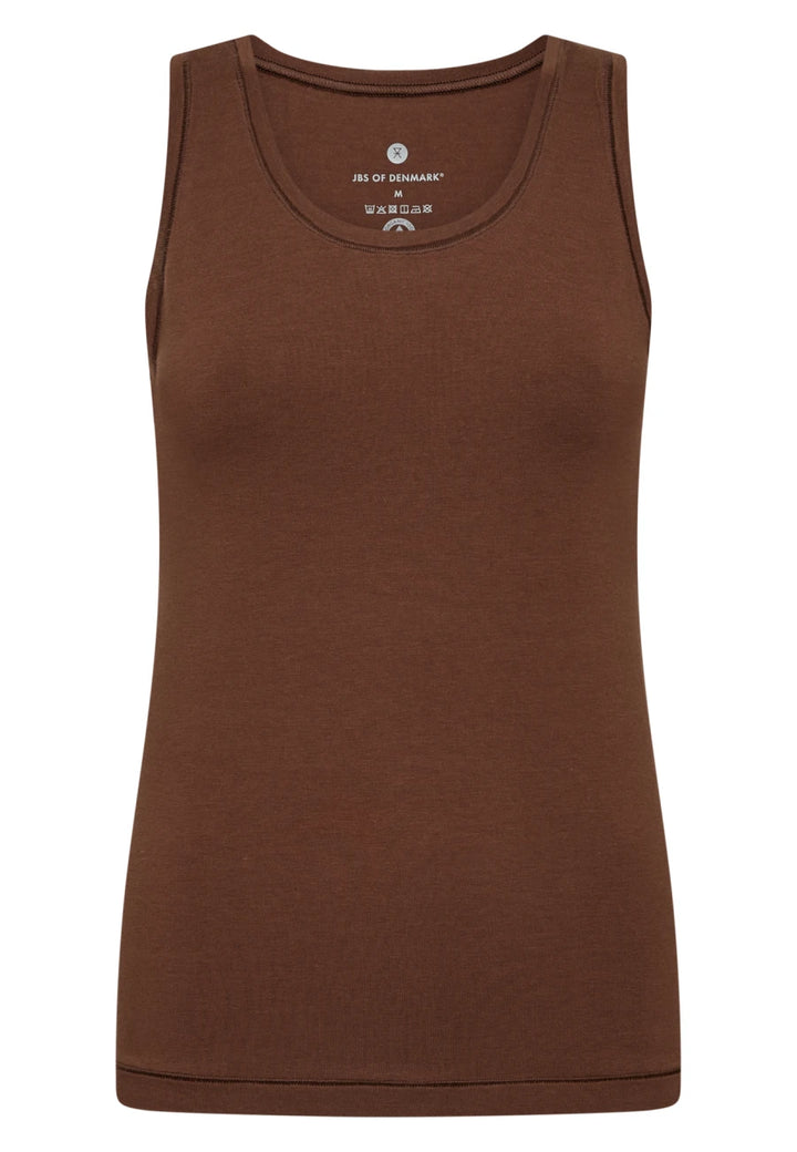 JBS - Tanktop Bambusviskose - Brun