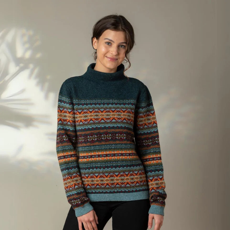 Eribe Kinross Hig Neck Sweater - Prelude, sweater, strik, 