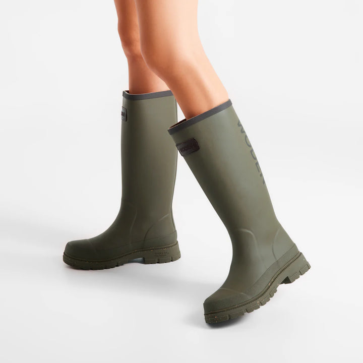 Woden Le Gummistøvler - Dark Olive