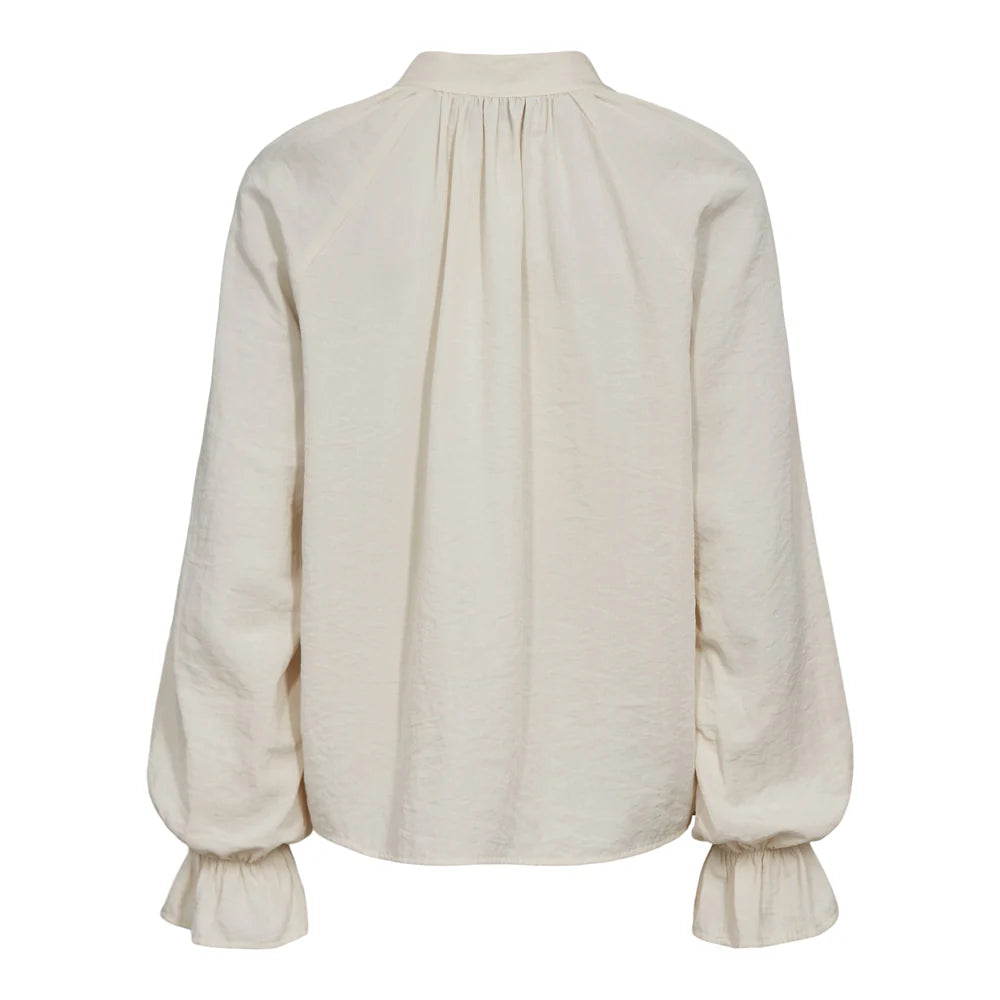 Liberté Fine LS Bluse - Creme