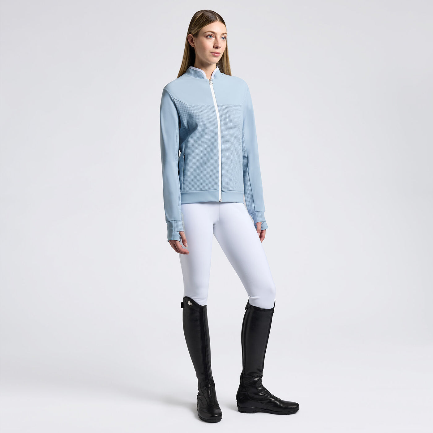 CT Crew Neck Tech Sweatshirt - Blue fog
