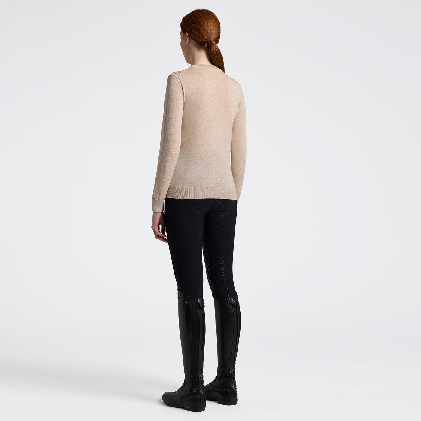 CT Crew Neck Uld Sweater - Beige