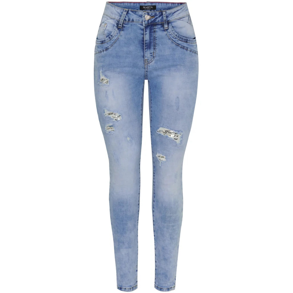 Mdc Emma jeans - Palietter