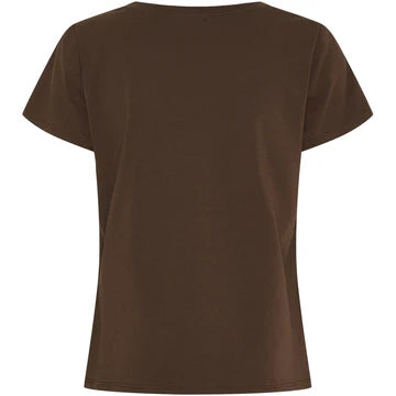 Marta du Chateau dame T-Shirt - Brun /Beige