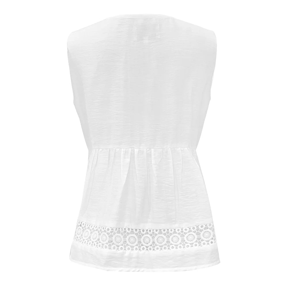 Liberte Merle Tie Top - Hvid