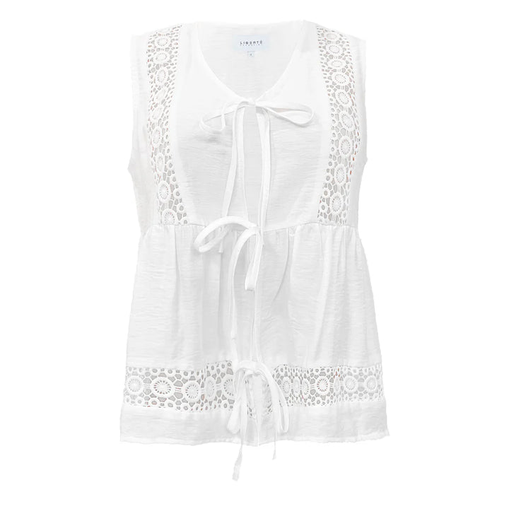 Liberte Merle Tie Top - Hvid