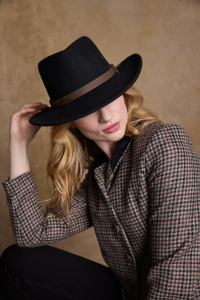 Boston Felt Hat - Black