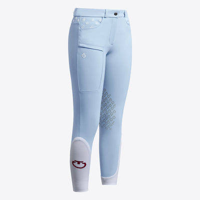 CT Junior Knæ Grip Ridebukser - Blue Fog