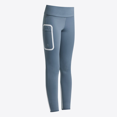 CT Knæ Grip Stretch Leggings - Blue Fog