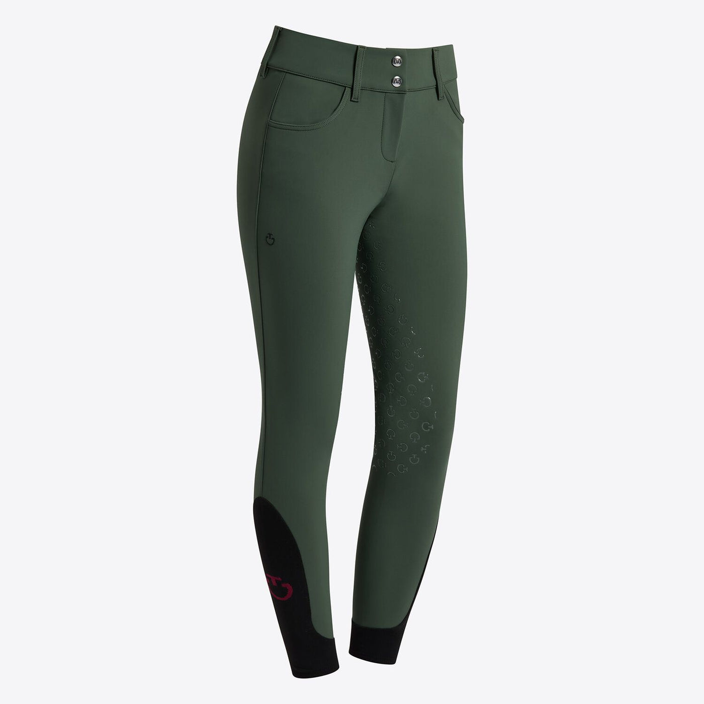 CT Vinter American - Forest Green, ridebukser, ridetights, cavalleria toscana ridebukser.  