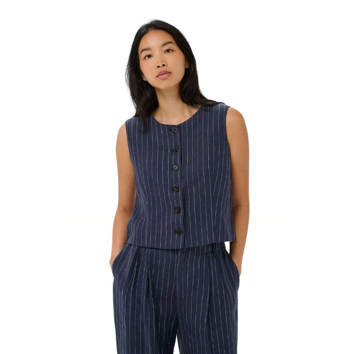 PART TWO Azania Vest - Navy