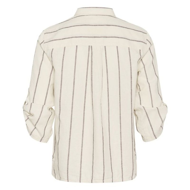 Part Two Cindie Skjorte - Beige / Stribet