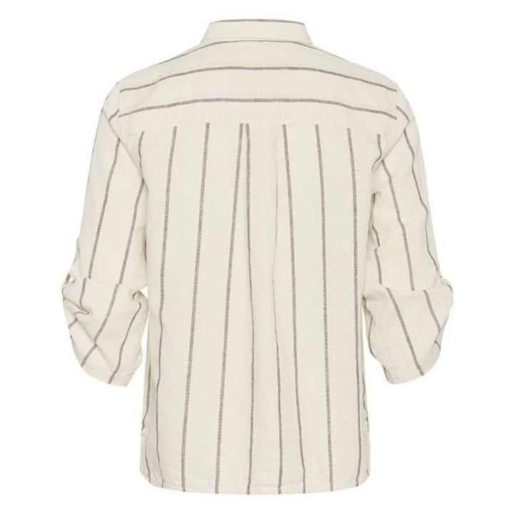 Part Two Cindie Skjorte - Beige / Stribet