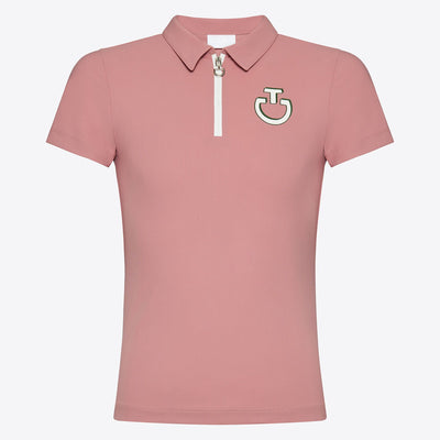 CT Comic Book Jersey Polo - Dusty Rose, ride t-shirt, ridetøj, 