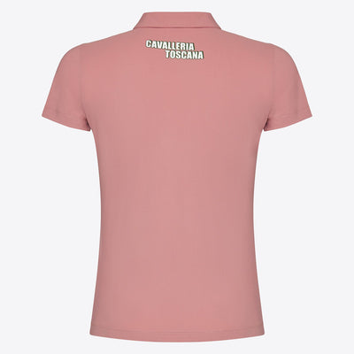 CT Comic Book Jersey Polo - Dusty Rose, ride t-shirt, ridetøj, 