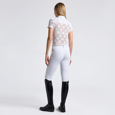 CT Jacquard Trænings Polo - Hvid