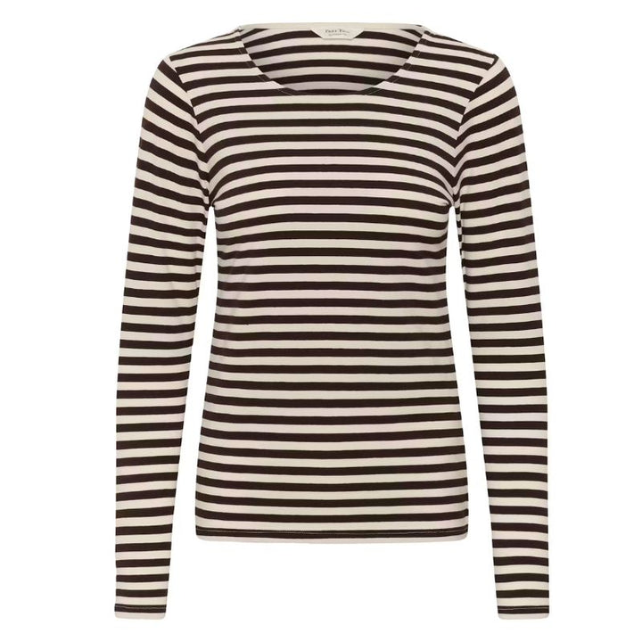 Part Two Nemajas T-shirt - Brun / Hvid