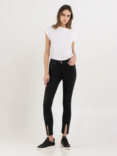 replay, skinny jeans, i farven sort, med split 