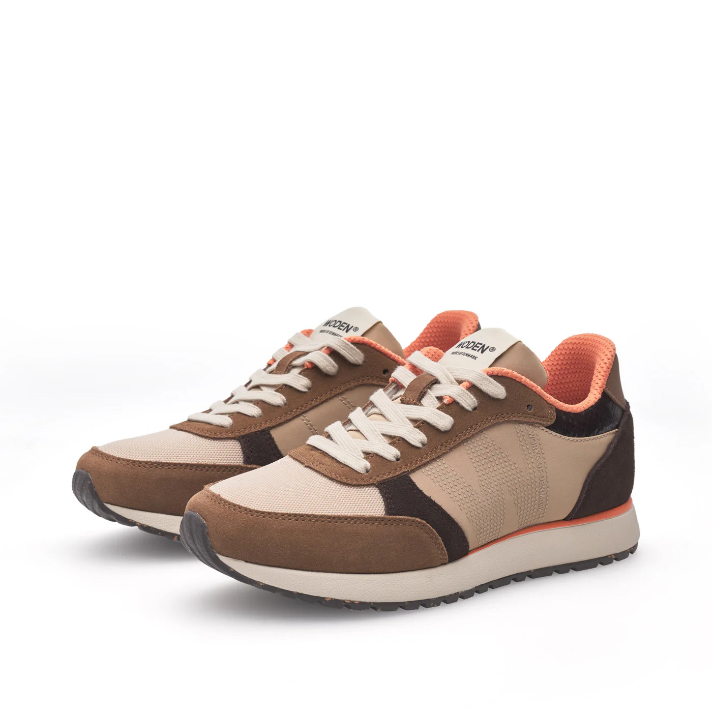 Woden Ronja Sko - Coffee Cream Multi