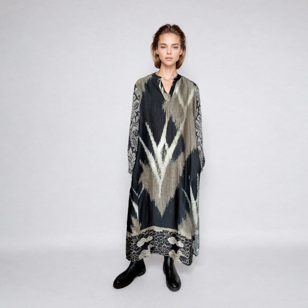 Eve lang kjole  PRINT 10