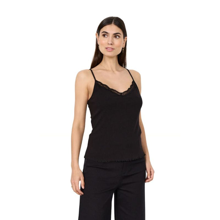 SOYACONCEPT CHANILLA TOP - SORT