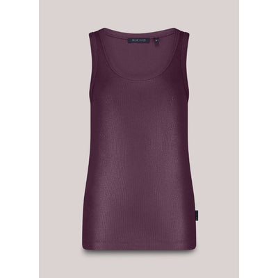 Summum Rib Tanktop - WineBerry, tanktop, toppe, top, tøj, tøj til kvinder, 