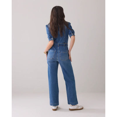 Summum Slim-Fit Jumpsuit - Denim, tøj, tøj til kvinder, 