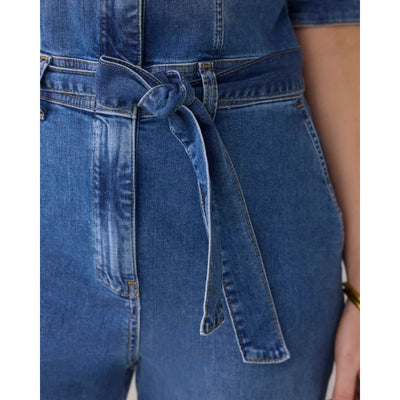 Summum Slim-Fit Jumpsuit - Denim, tøj, tøj til kvinder, 