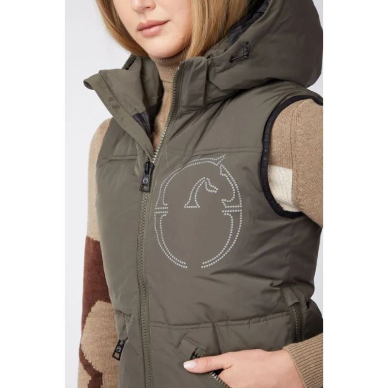 Vestrum Herne vest - Dark Olive Green, rideveste, vinter rideveste, veste til om vintern, vinter veste, veste, vinter overtøj, vinter beklædning, overtøj til rytter, udstyr til rytter, 