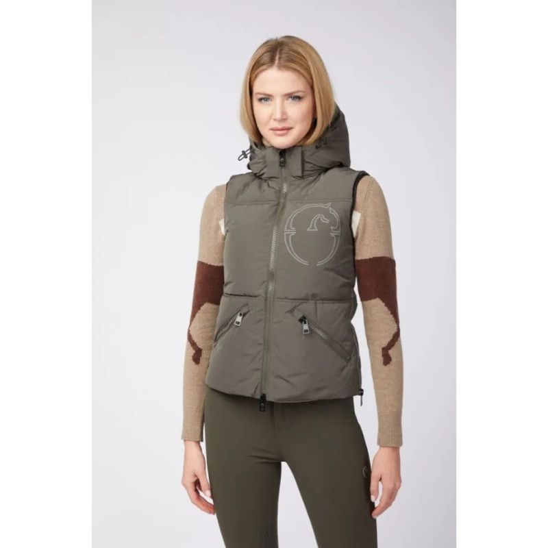 Vestrum Herne vest - Dark Olive Green, rideveste, vinter rideveste, veste til om vintern, vinter veste, veste, vinter overtøj, vinter beklædning, overtøj til rytter, udstyr til rytter, 