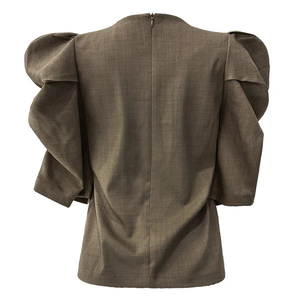 Liberte WINNIE BLOUSE - MOCCA