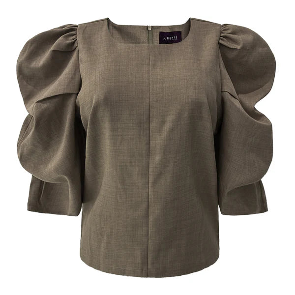Liberte WINNIE BLOUSE - MOCCA