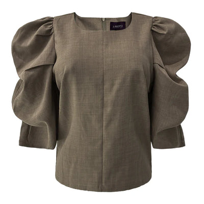 Liberte WINNIE BLOUSE - MOCCA