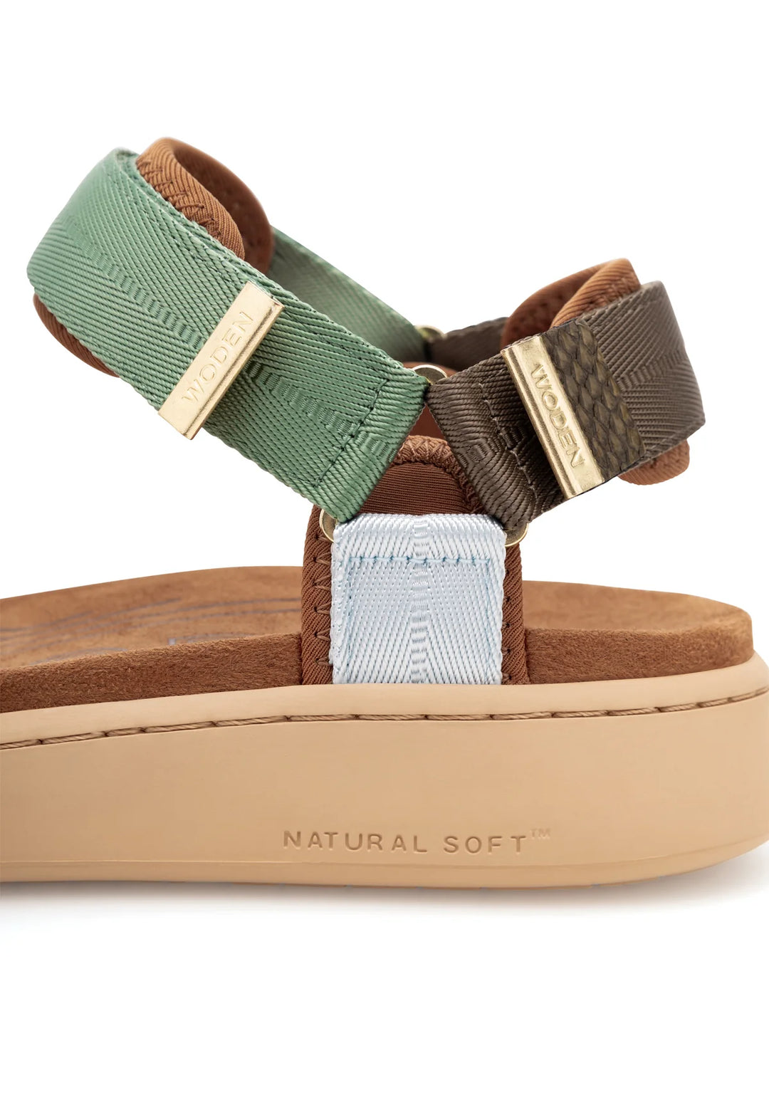 Woden Line sandal  - Algae Multi