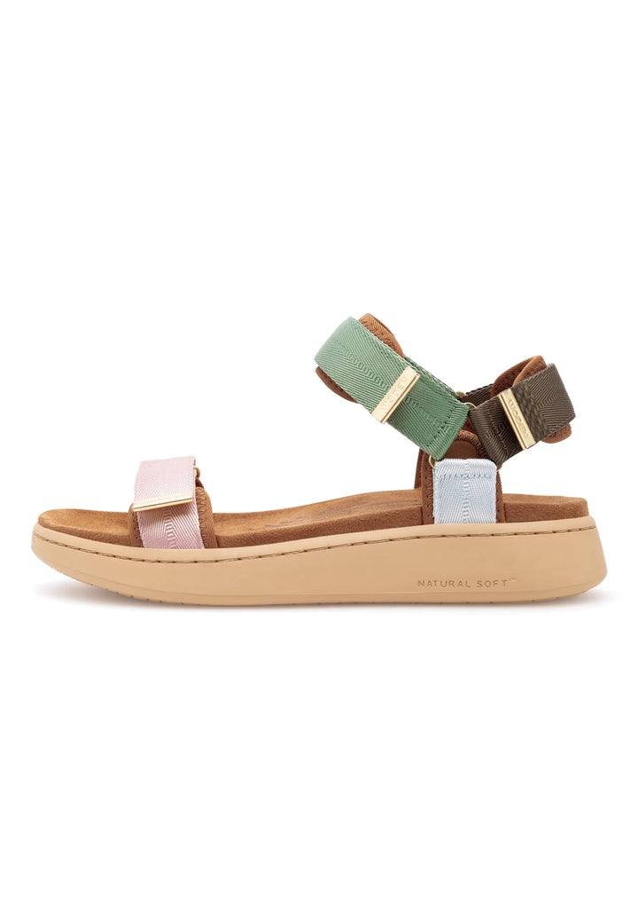 Woden Line sandal  - Algae Multi