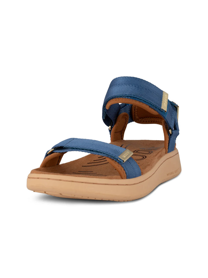 Woden Line sandal  -Old Denim