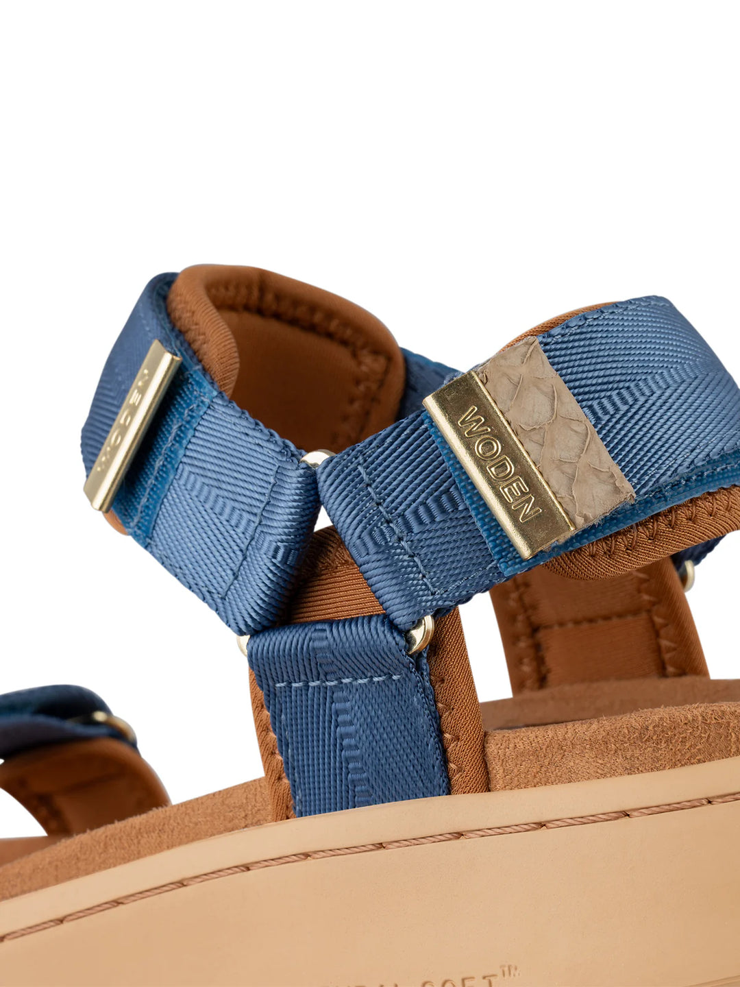 Woden Line sandal  -Old Denim