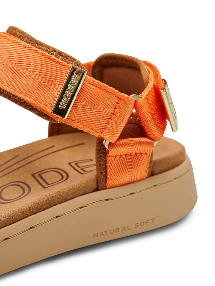 Woden Line sandal  - Tiger Orange