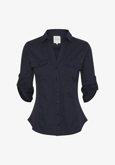 Part two CortniaPW Skjorte - Dark Navy