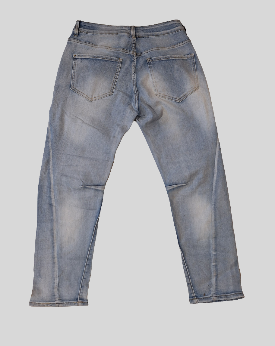 Boho Love Jeans Med Palietter - Denim
