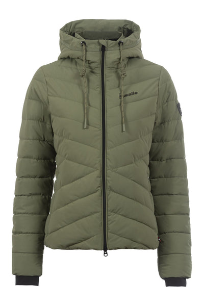 Cavallo Raven Jakke - Tea Leaf, grøn ridejakke, grøn vinterjakke, vinter ridejakke, ridejakker, jakke, kort jakke, rideudstyr, 