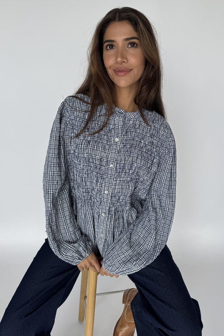 Continue - Skjorte - Chloe Smock Check