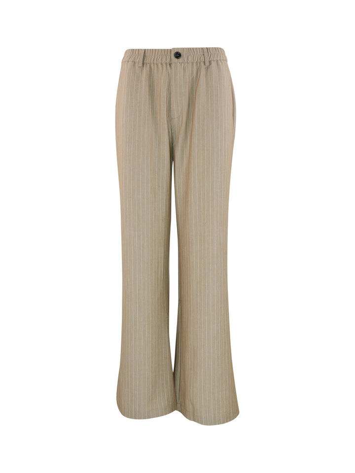 Continue Roberta sand stripe bukser